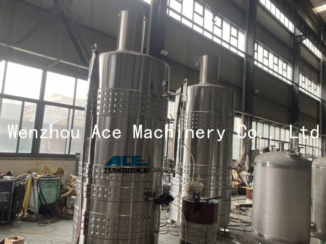 Factory Price 2000L 3000L 5000L Variable Volume Floating Lid Wine Fermentation Stainless Steel Tank