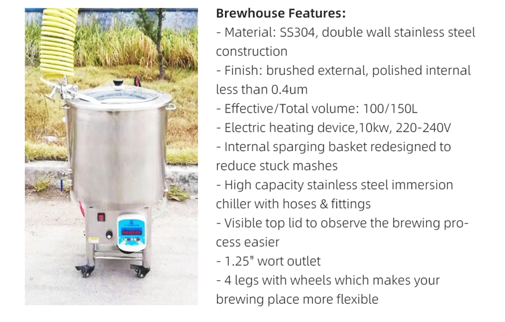 Home Beer 100L All in One Beer Brewing System