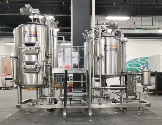 Cervejaria estilo alemão 500L para equipamentos de fabricação de cerveja para microcervejaria