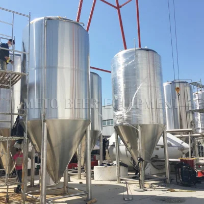 Fermentador cônico inoxidável 20 bbl para cerveja Brite tanque 2.000 L para fermentação de vinho e tanque de armazenamento