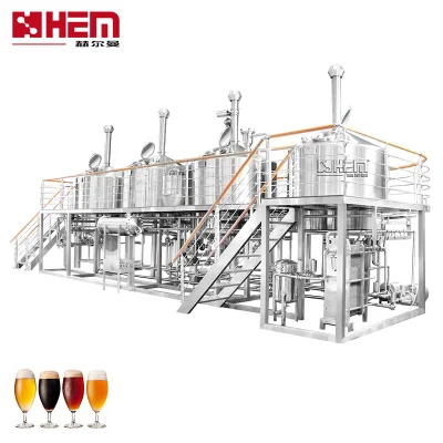 Máquina para fazer cerveja 2000L 5000L Equipamento para fabricação de cerveja artesanal para venda Equipamento de fermentação Equipamento para cerveja e vinho